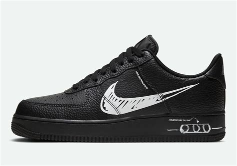 low sketch black air force 1